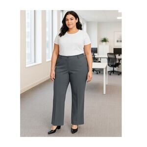 New Lane Bryant Gray Dress Pants Size 16 Average Women’s Career Trousers